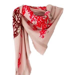 Leigh& Luca silk rectangle scarf .. NWT MSRP $125